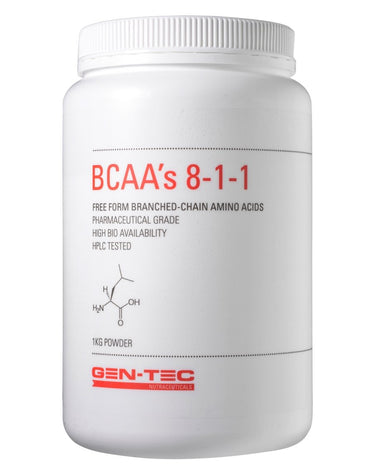BCAA's 8-1-1 by Gen-Tec Nutrition